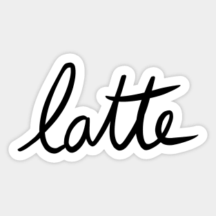 Latte / Cute Coffee Dates Sticker